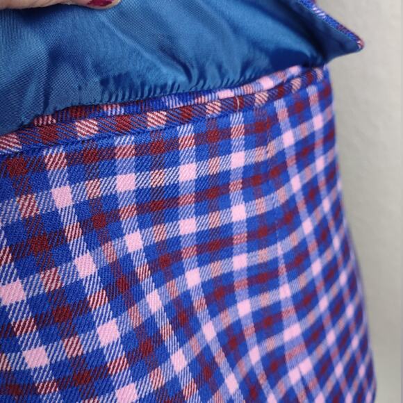 J. Crew Regent Blazer in Mott Plaid Royal Petunia Size 4 purple, red blue pink - Picture 11 of 15